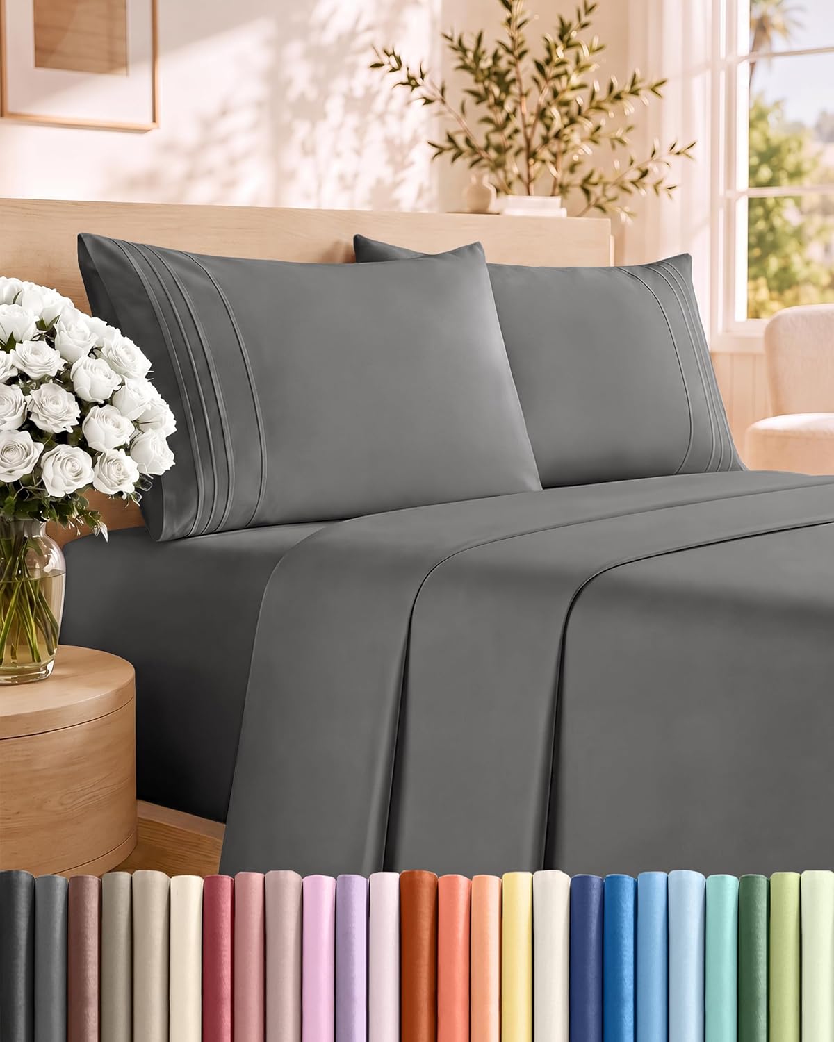 Queen 4-Piece Cooling Sheet Set