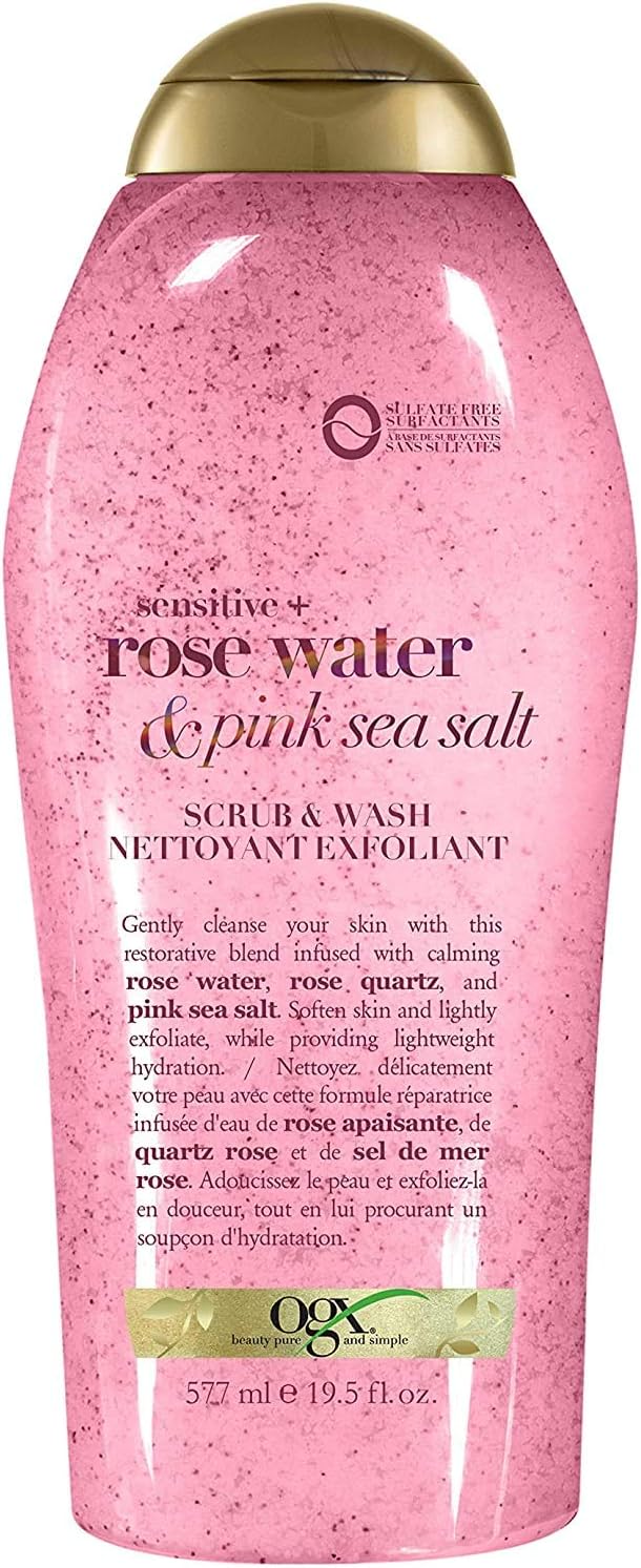 Pink Sea Salt & Rosewater Body Scrub
