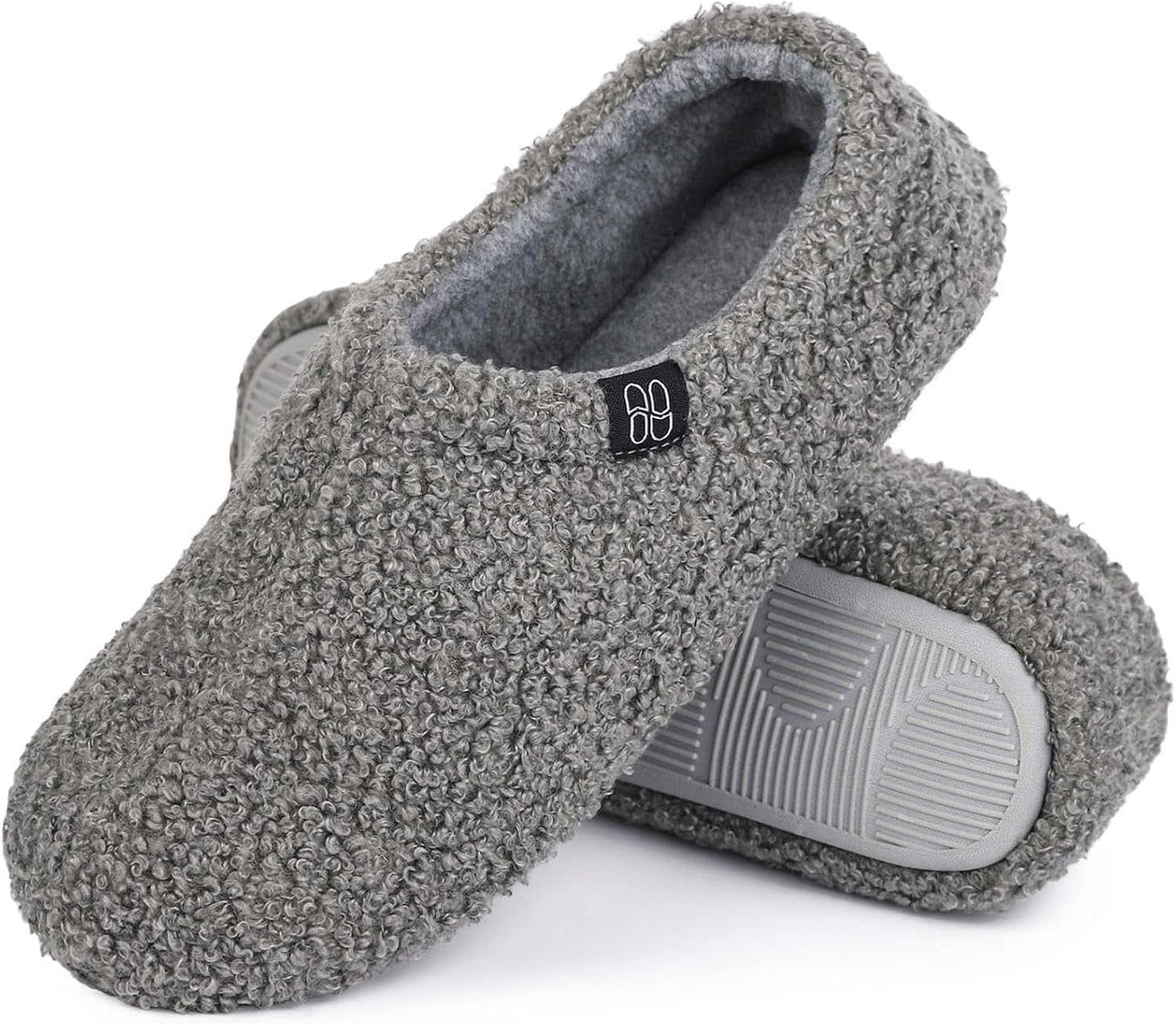 Women's Curly Fur Memory Foam Slippers