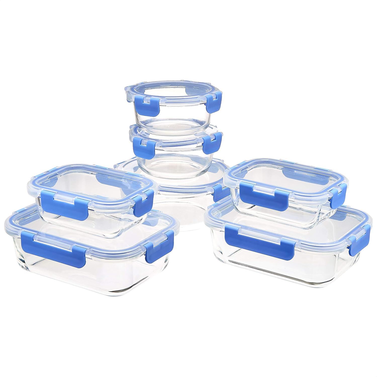 Glass Food Storage Containers Set