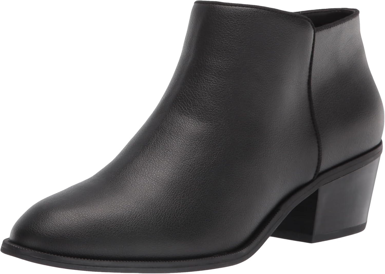Low Heel Side-Zip Ankle Boots