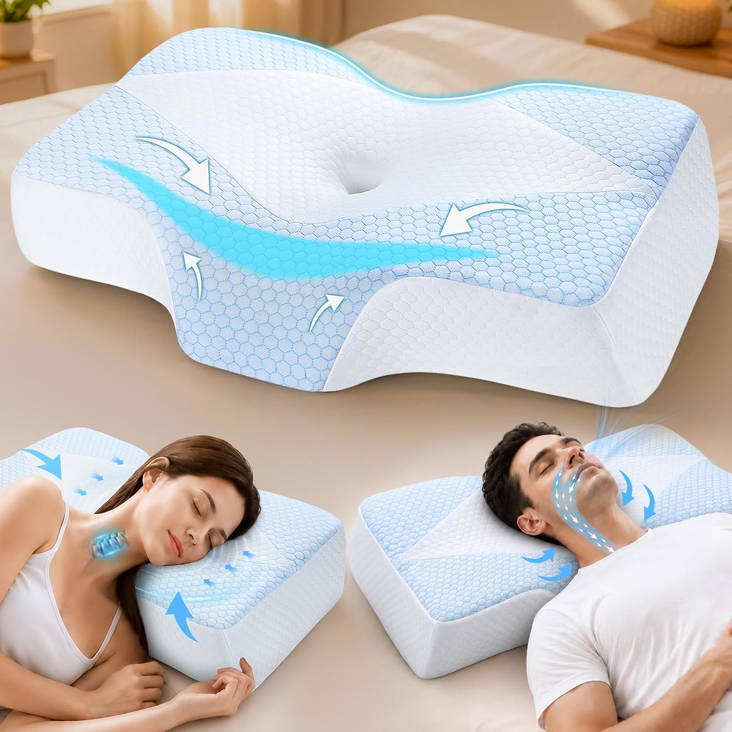 Cervical Memory Foam Pillow
