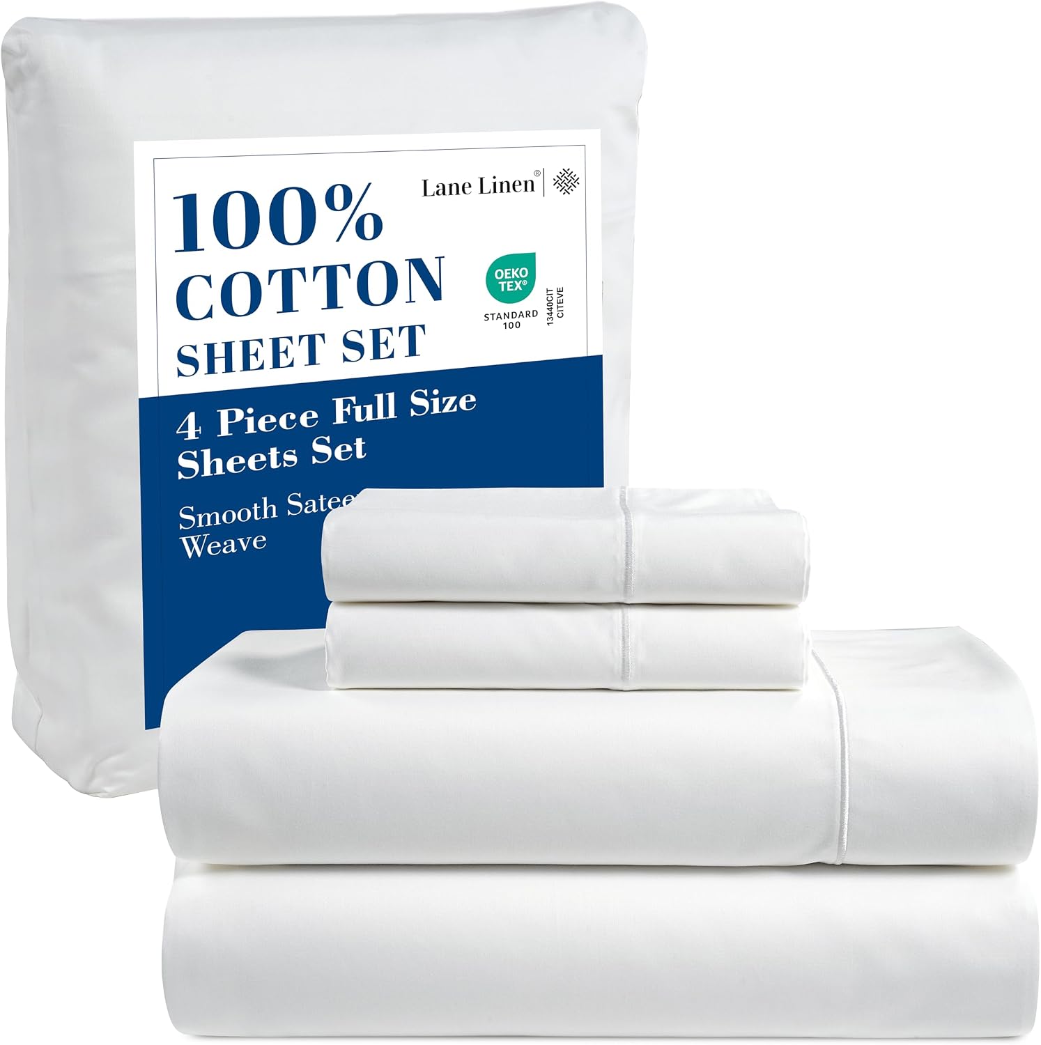600 TC 100% Cotton Sheet Set