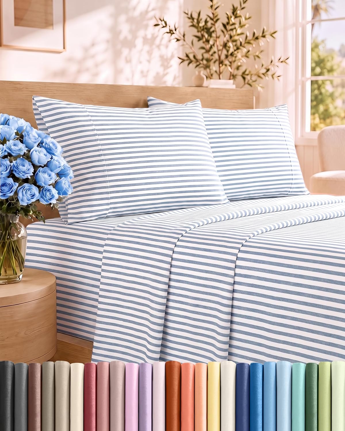 Queen 4 Piece Cooling Sheet Set