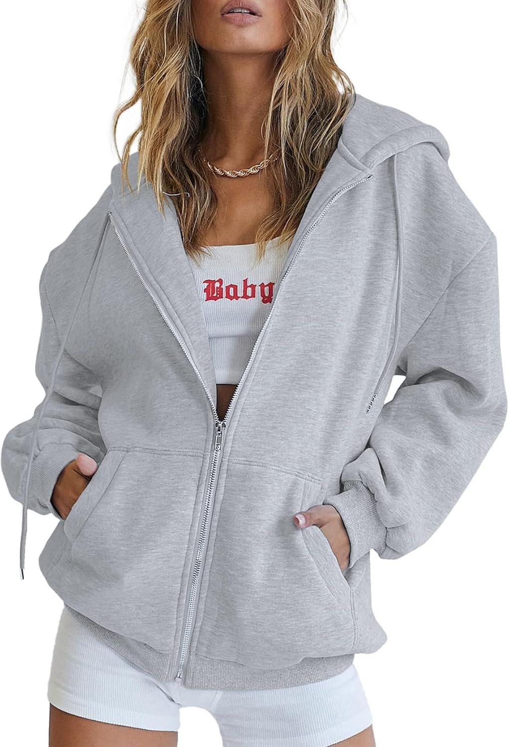 Women's Fall Zip Up Hoodie