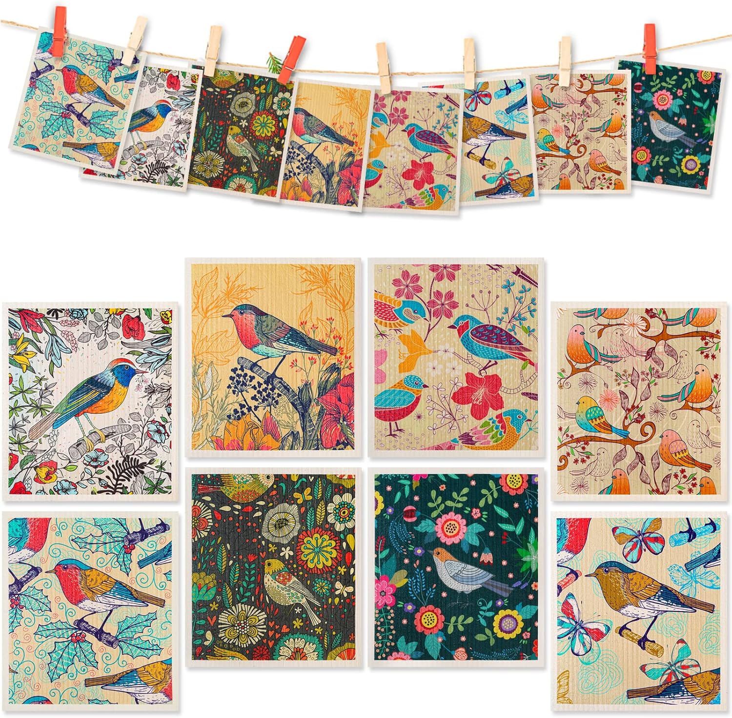 Swedish Dishcloths, 8 Pack