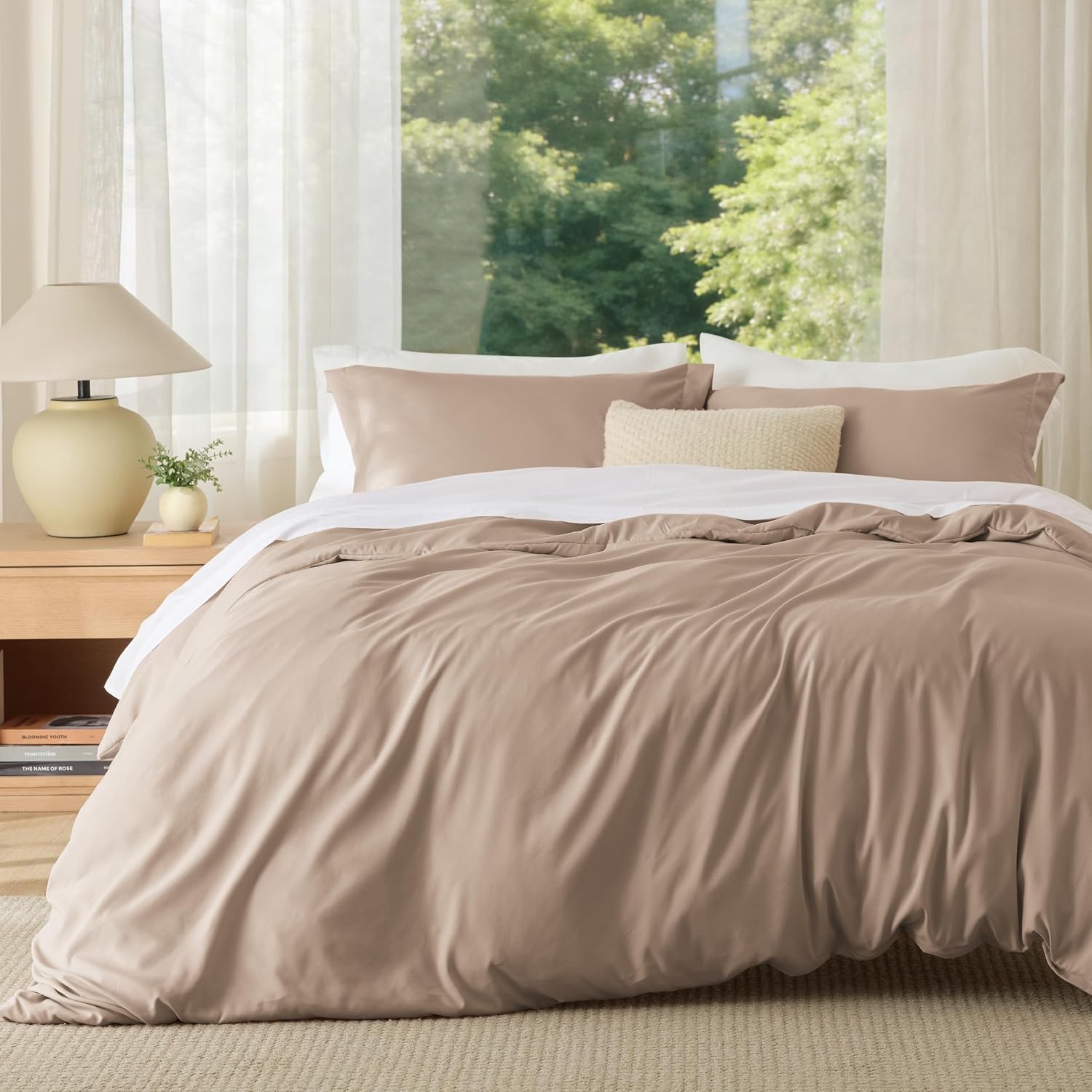 Double Brushed Duvet Cover Set (Queen)