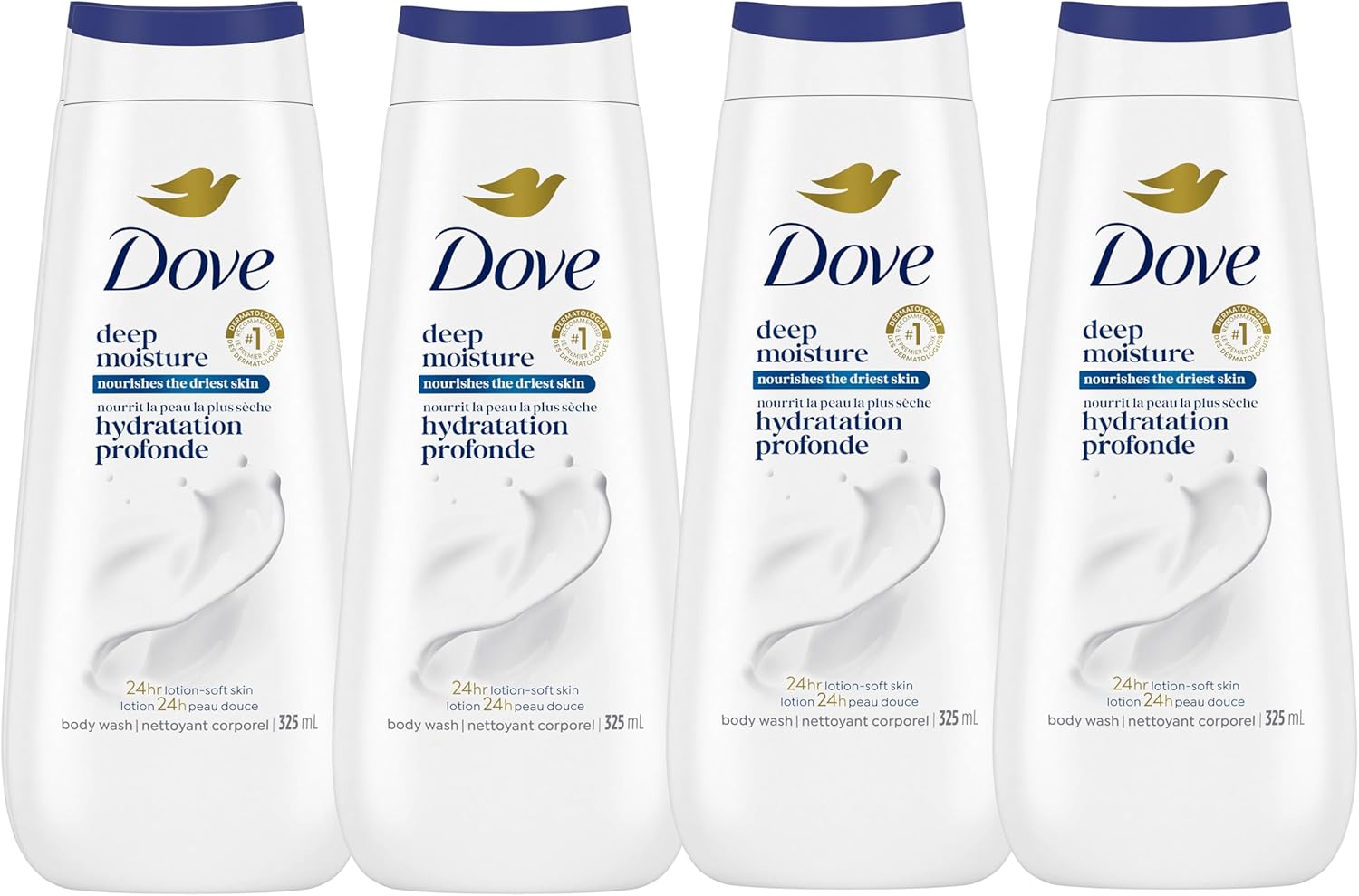 Deep Moisture Body Wash 4-Pack
