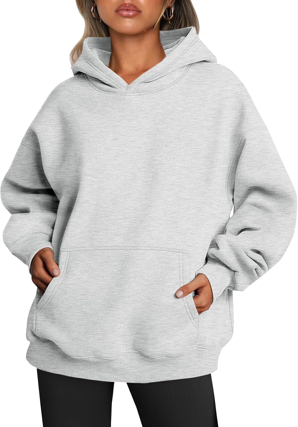 Oversized Fleece Pullover Hoodie