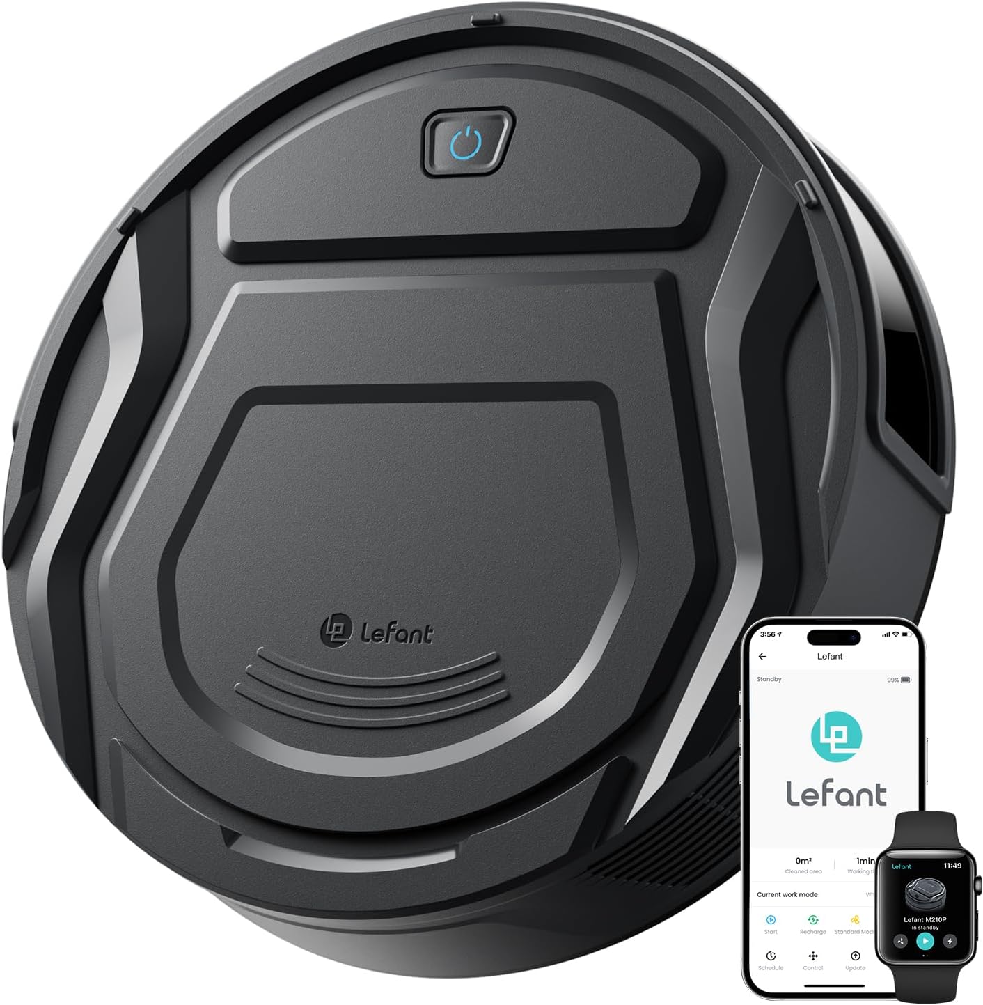 Robot Vacuum Cleaner, 4000Pa