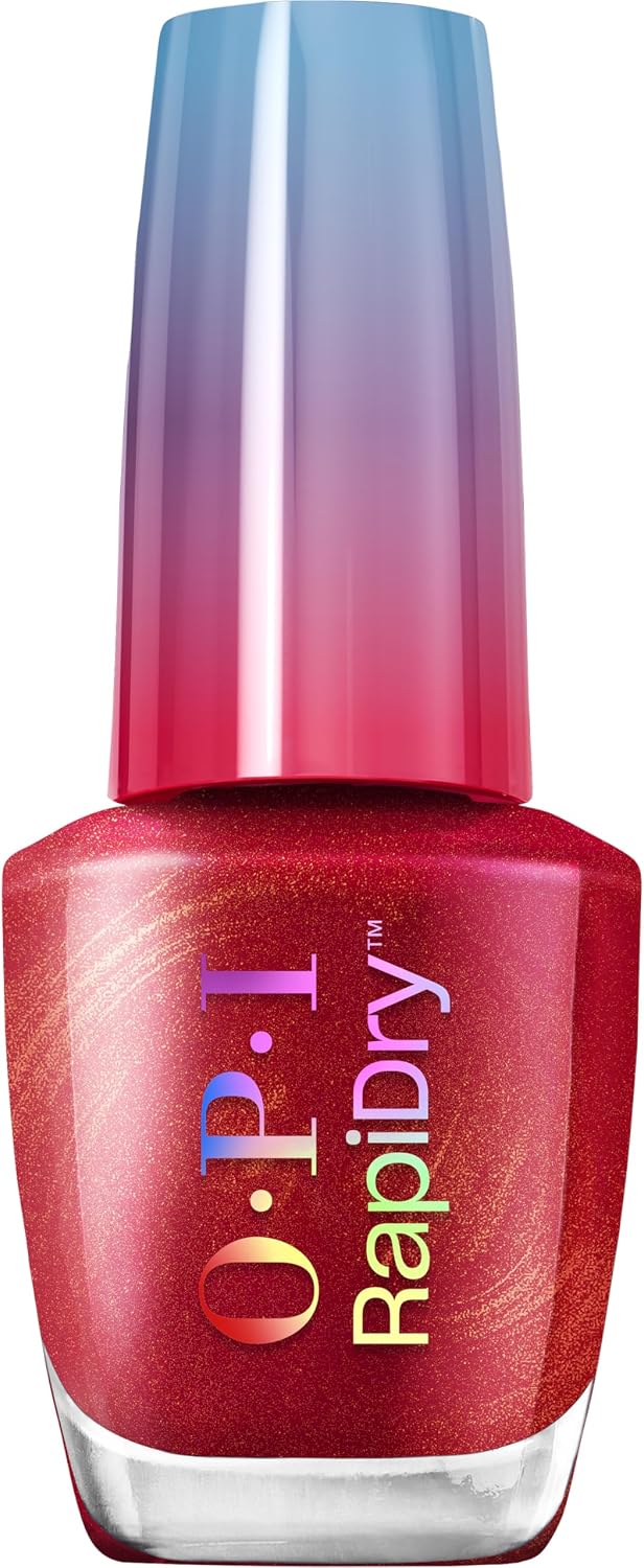 RapiDry Nail Polish (Red-y in Snow Time)