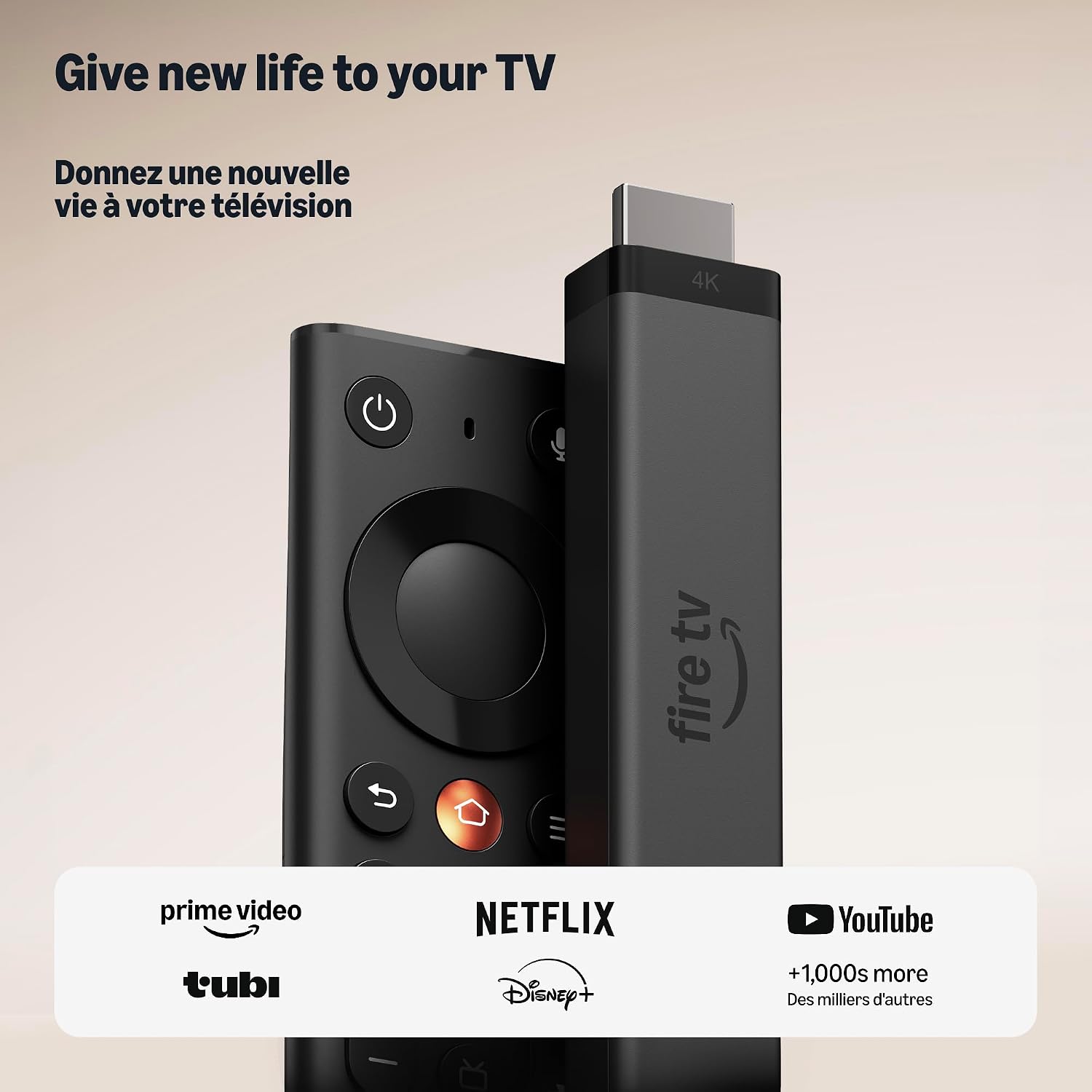 Fire TV Stick 4K (Newest Model)