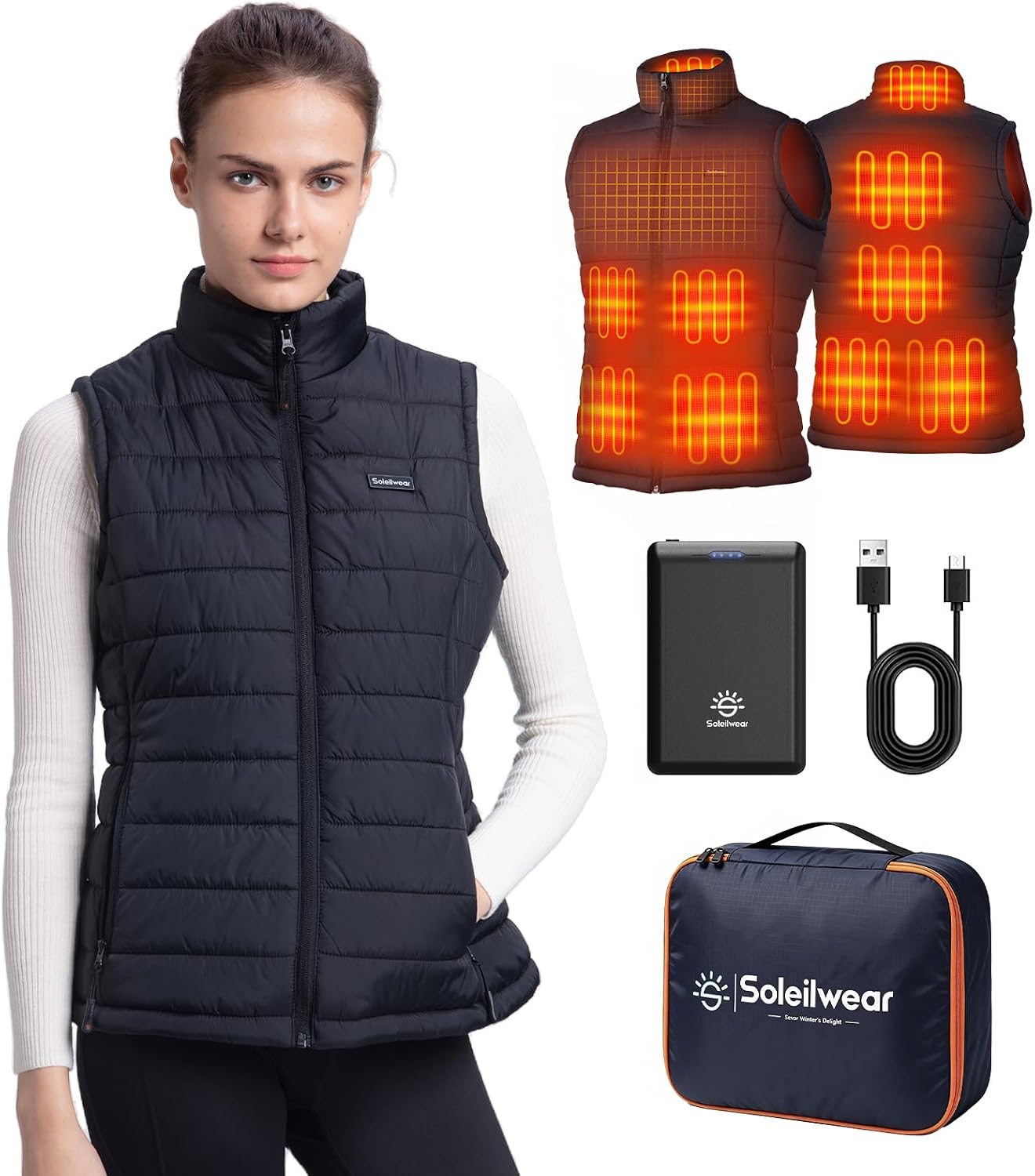 Women's Heated Vest with Battery